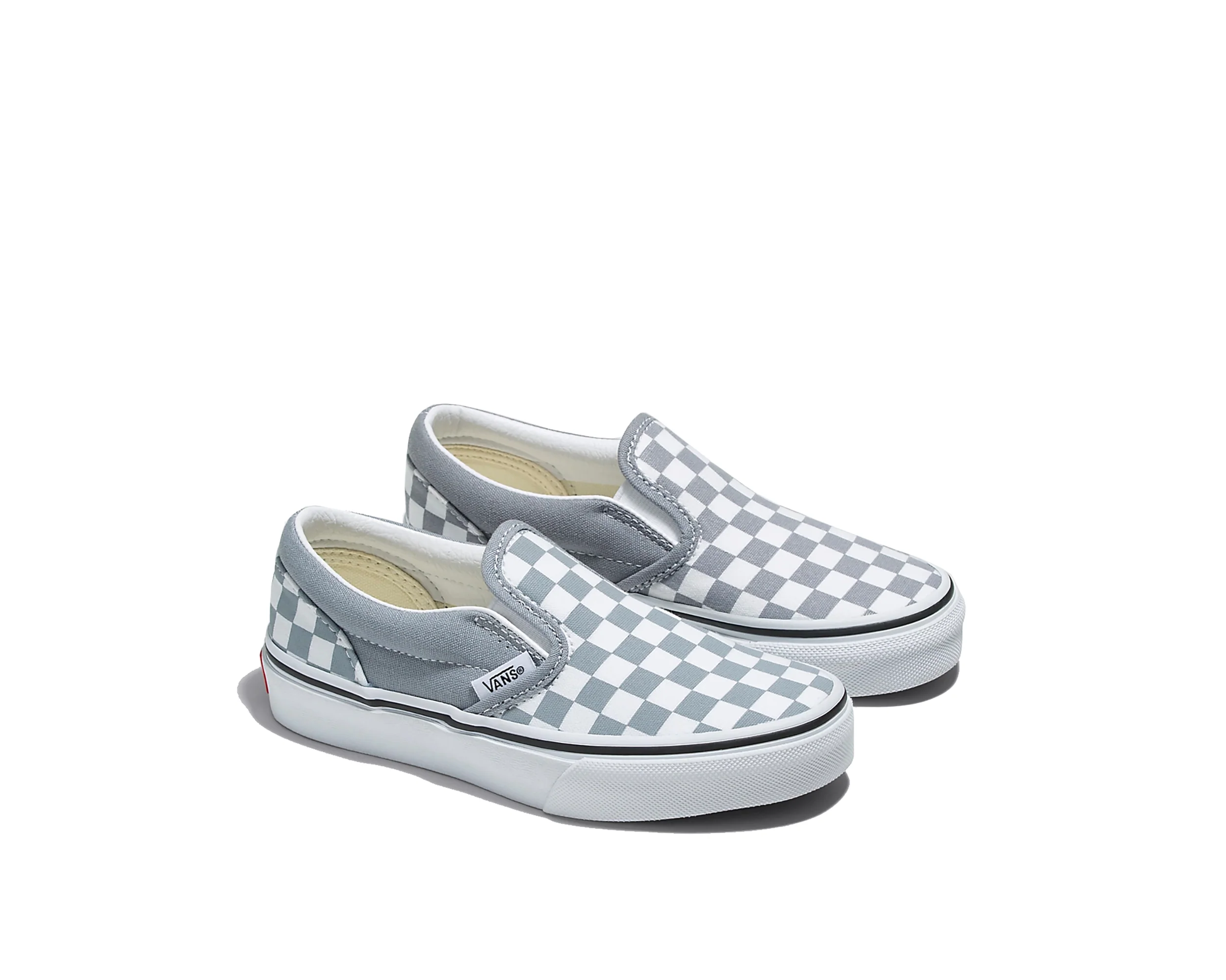 Grey blue 2025 checkered vans