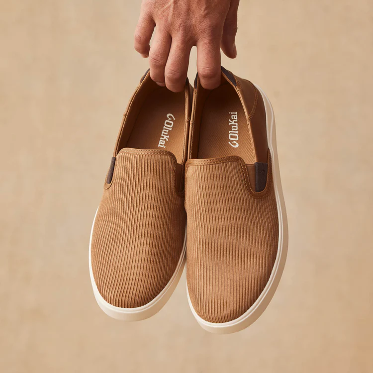 Men's Lae'ahi Kapa Corduroy Slip-On Shoes