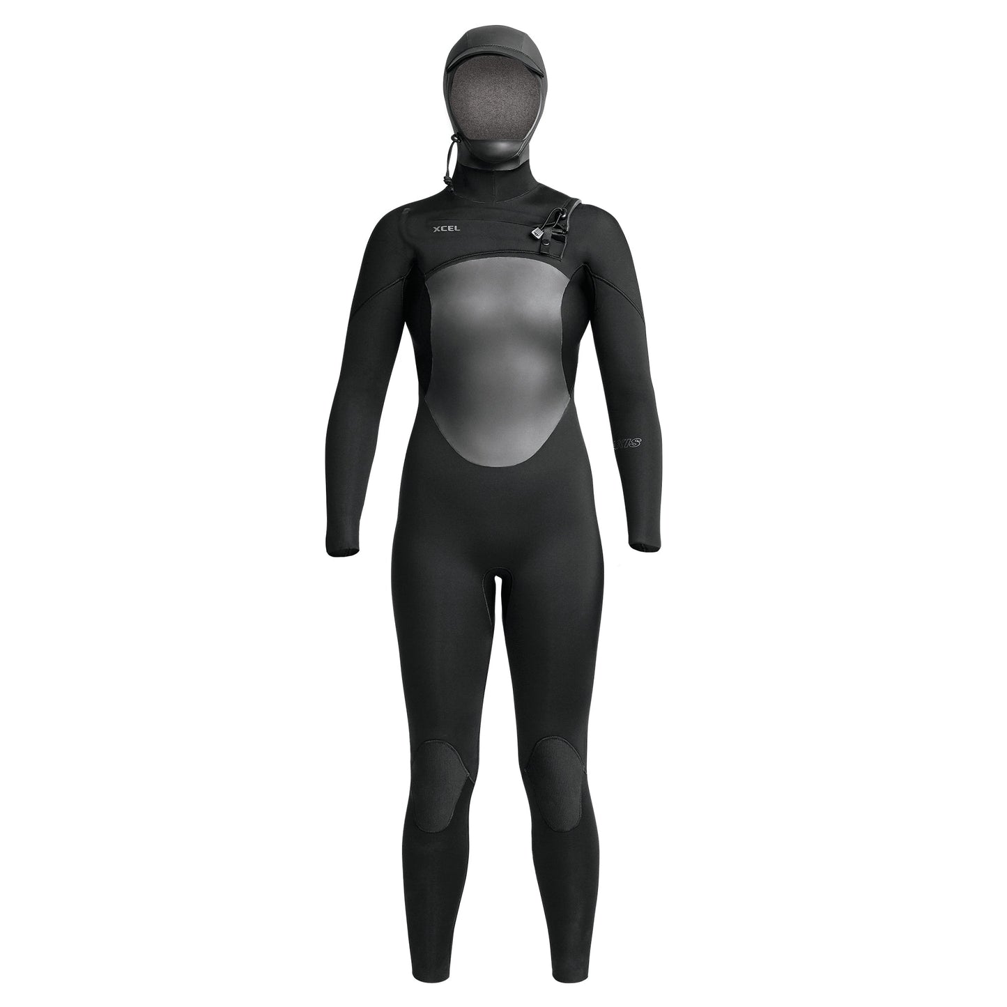 Women's Axis Front Zip Hooded Full Wetsuit 5/4mm