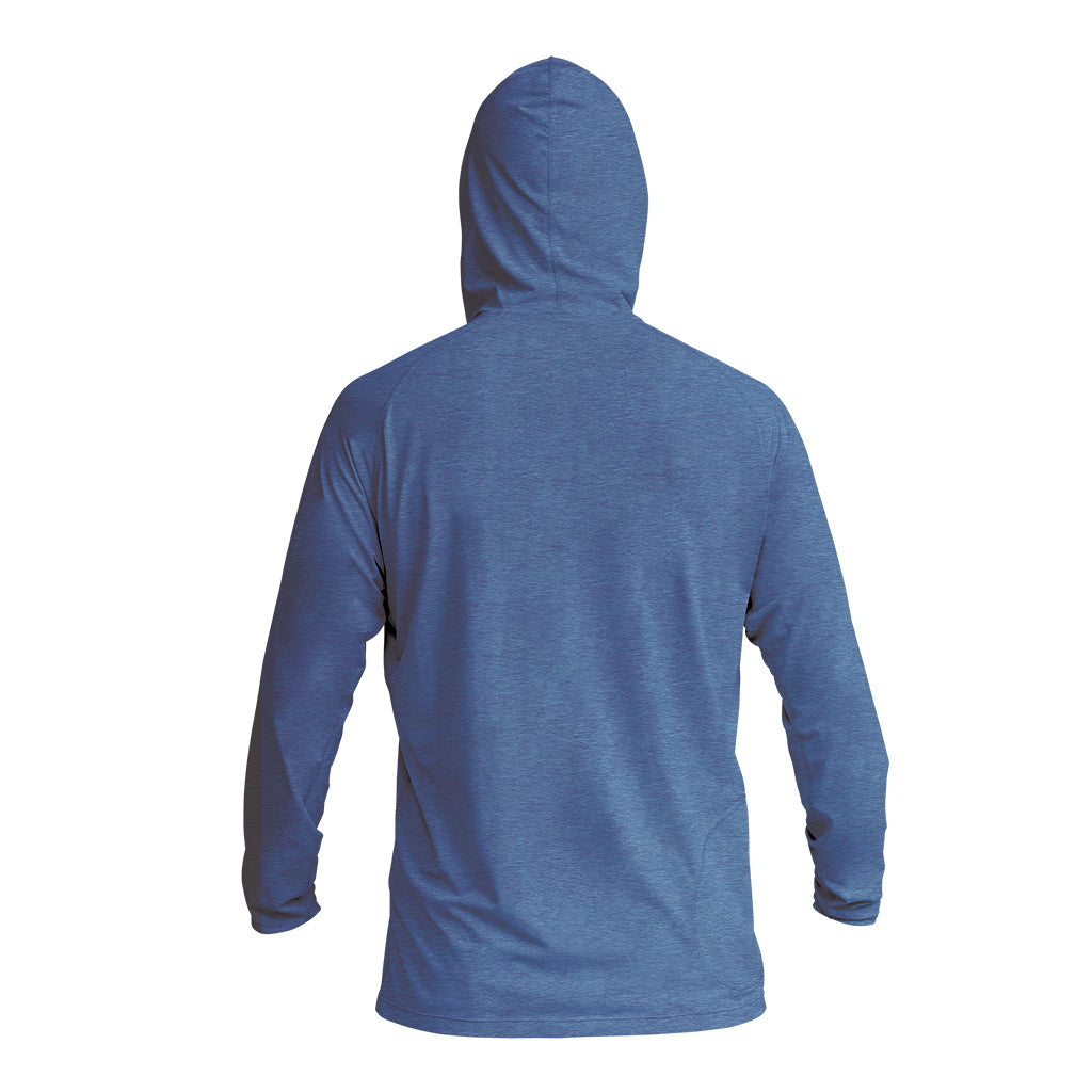 Men's Heathered Ventx Hooded Pullover UV