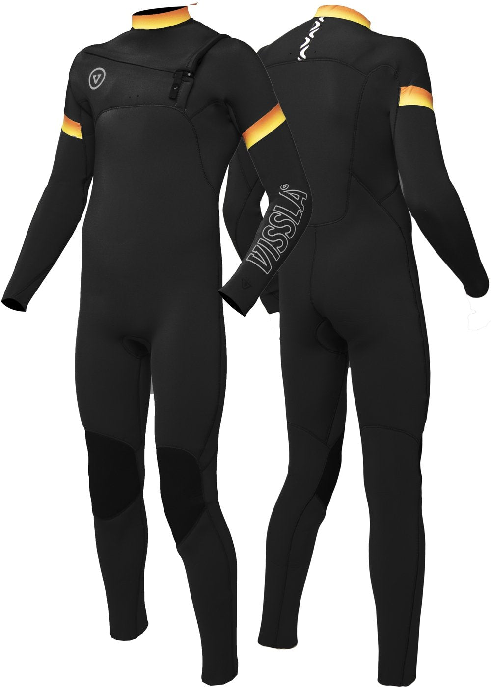 7 Seas Boys Raditude 3-2 Full Chest Zip Wetsuit