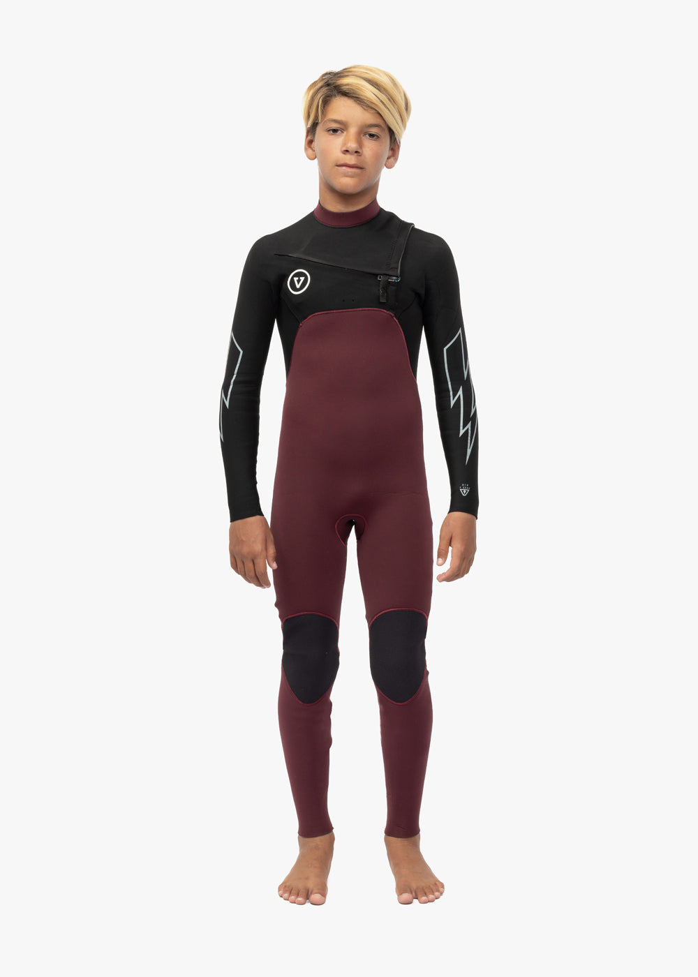 7 Seas Boys 3-2 Bolt Full Chest Zip Wetsuit