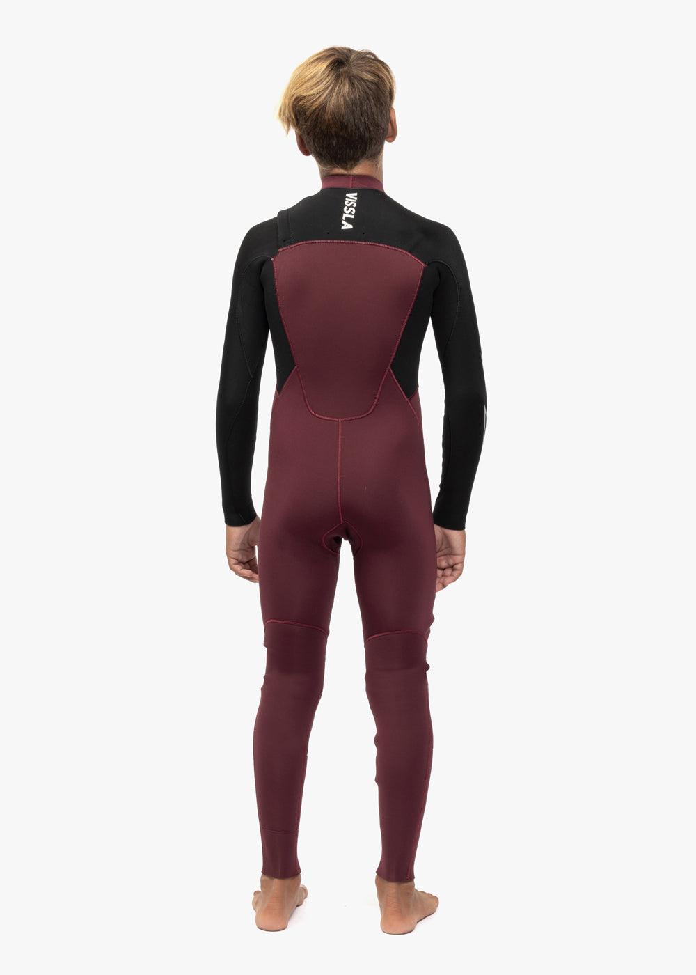 7 Seas Boys 4-3 Bolt Full Chest Zip Wetsuit