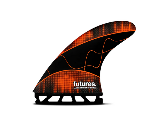 Jack Robinson Large Techflex Tri Fins Orange