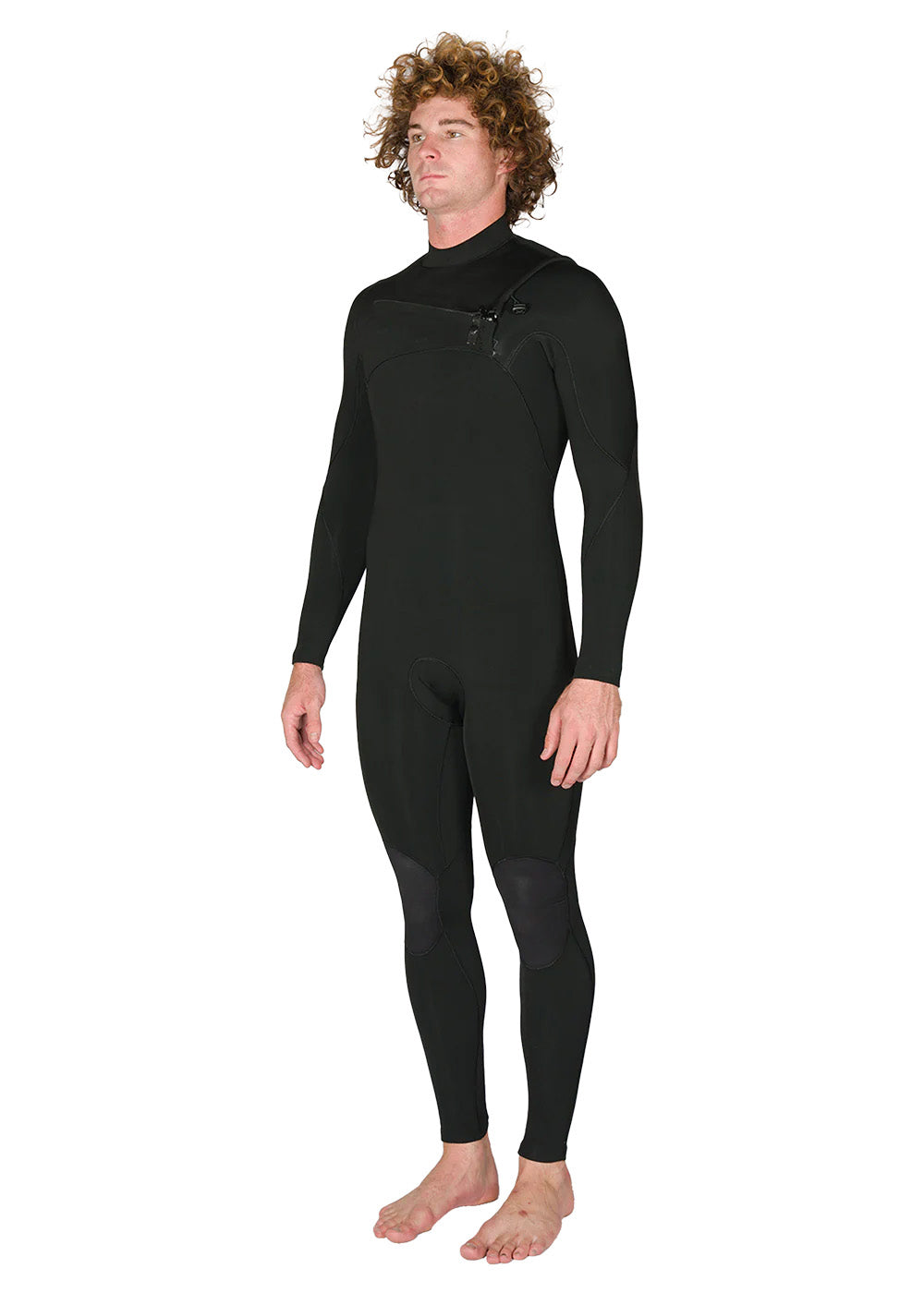 7 Seas 4-3 Full Chest Zip Wetsuit- No Logos