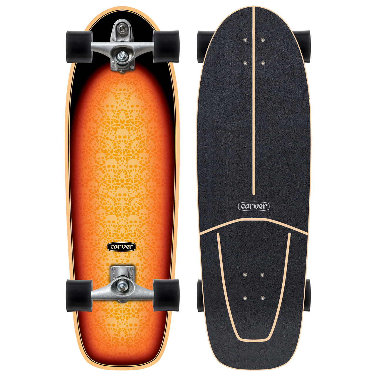 C7 Raw 31.25" Sunburst Complete Surfskate