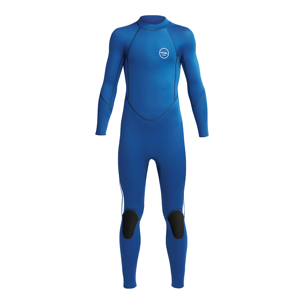 Kids' Axis Flatlock Back Zip 3/2mm Full Wetsuit