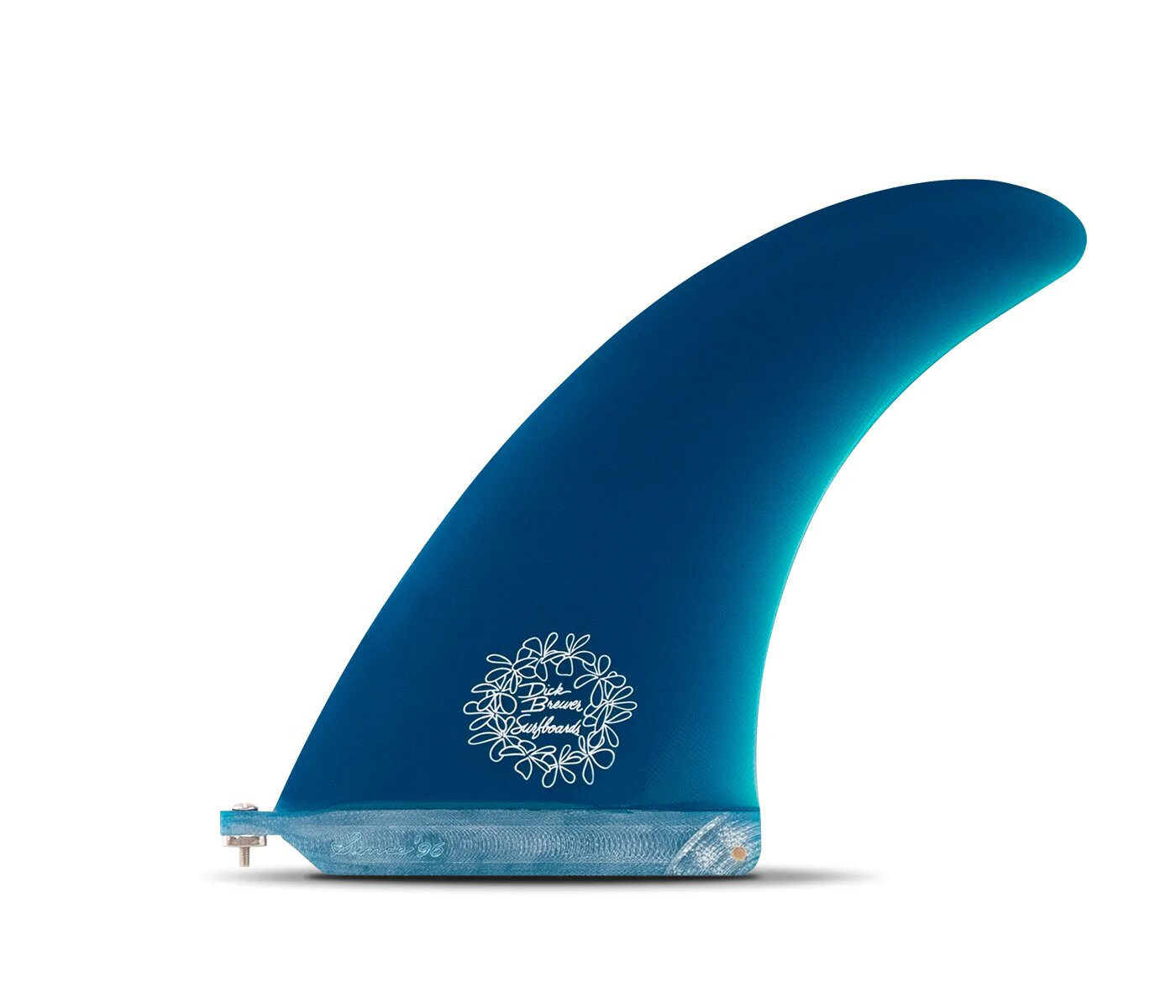 Brewer 8" Fiberglass Fin Blue