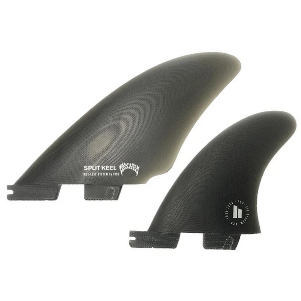 fcs2 Split keel quad fins キールフィン